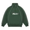 Palace Fast Logo 1/4 Zip Racey Green Unisex Tops P29CS057