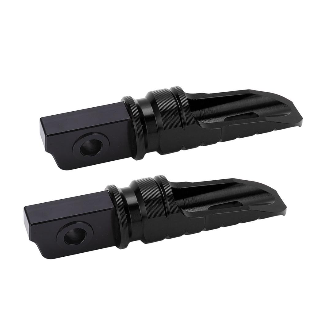 2pcs Motorcycle Front Footpeg Footrest T6063 Aluminum Alloy Anti Slip Rustproof Replacement for Aprilia GPR125