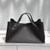 New Minimalist Style Cowhide Tote Bag Women's Commuter Handbag Light Luxury Shoulder Bag High-end Women's Bag