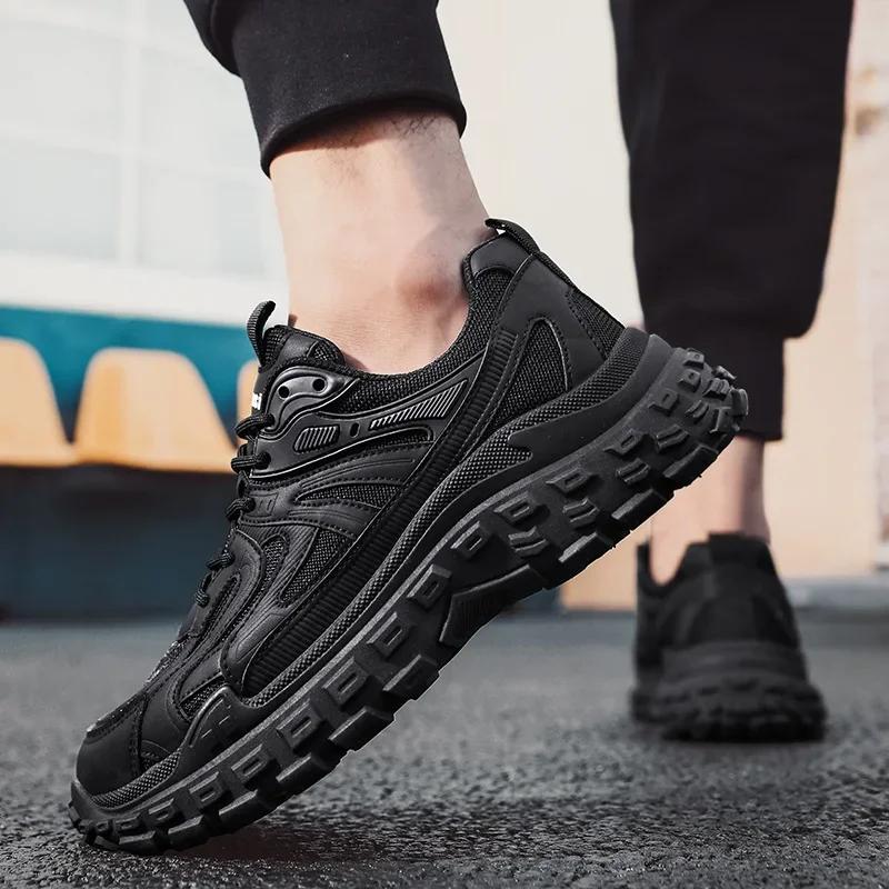 Модные мужские кроссовки, новые сетчатые дышащие спортивные туфли для мужчин, удобные кроссовки для бега на открытом воздухе Zapatillas De Hombre