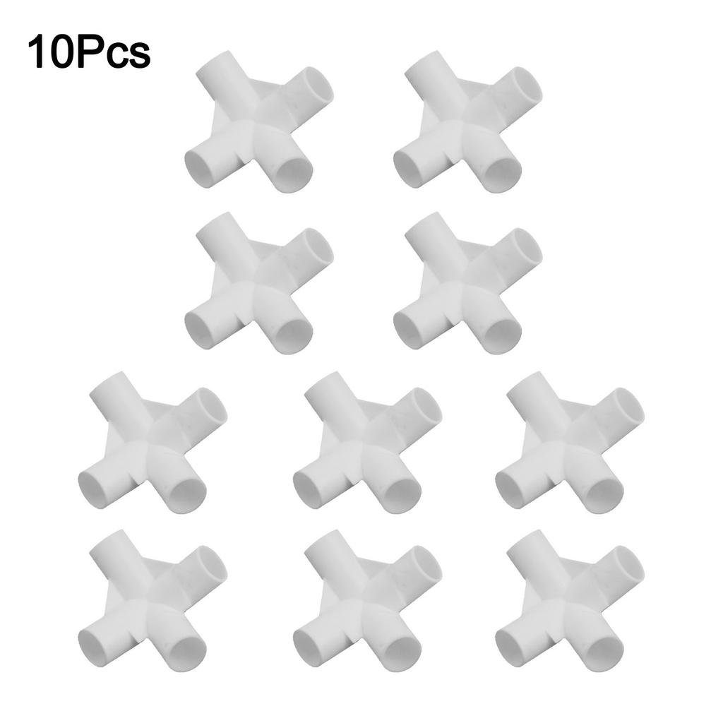 High Strength Canopy Pole Connector for Tents Wardrobes 16mm I D (10PCS)