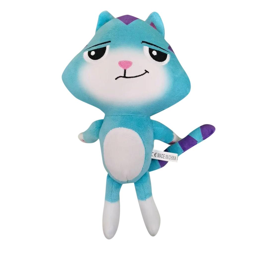 Кукольный дом Габи, кошка-русалка, плюшевая игрушка-кукла с цветком, Pandy Mercat Kitty CatRat Purrific