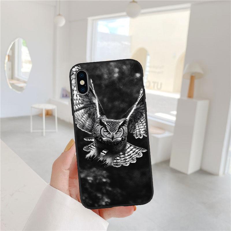 PP15 Мультяшная сова Мягкий чехол для телефона для OPPO A3 Pro A72 A74 A76 A77 A77S A78 A79 A94 A95 A18 A40M A58