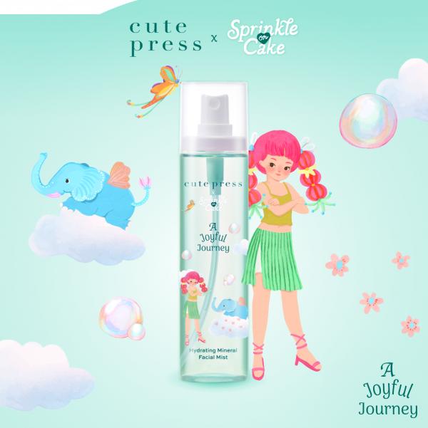 Cute Press A Joyful Journey Hydrating Mineral Facial Mist 100 Ml.