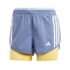 Womens/Ladies Own The Run 3 Stripes 2 In 1 Shorts