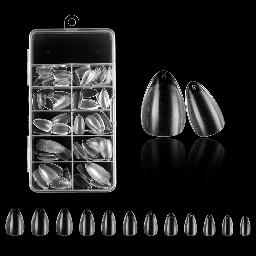 120/100 штук прозрачные не оставляющие следов матовые квадратные овальные миндальные балетные накладные ногти маникюрные штуки