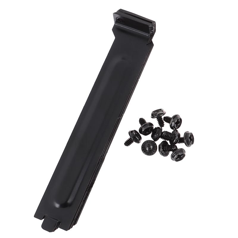 10 X Черный кронштейн для крышки слота корпуса PCI с винтами, заглушка