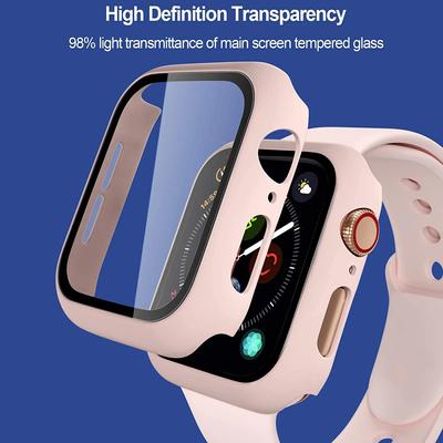 Стекло+корпус+ремешок для Apple Watch Band 42 мм 44 мм 41 мм 40 мм 38 мм 45 мм 49 мм Защитные пленки для Apple IWatch Series 8 7 6 SE 5 4