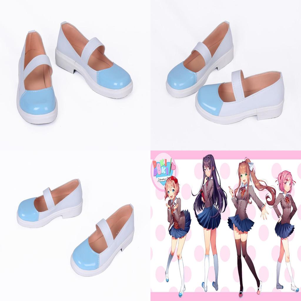 Удобные и стильные косплей-туфли для женщин из Doki Doki Literature Club