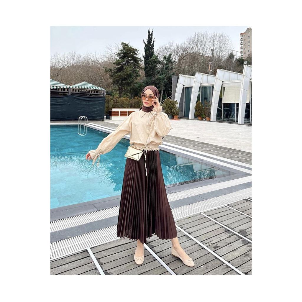 Плиссированная юбка в хиджабе