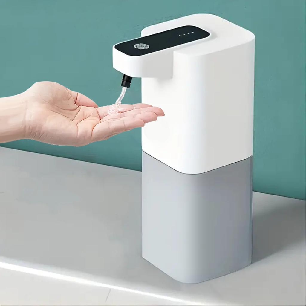 Автоматический дозатор мыла, бесконтактный дозатор пенного мыла, умная индукционная пенная машина, 400 мл/14 унций, перезаряжаемый через USB