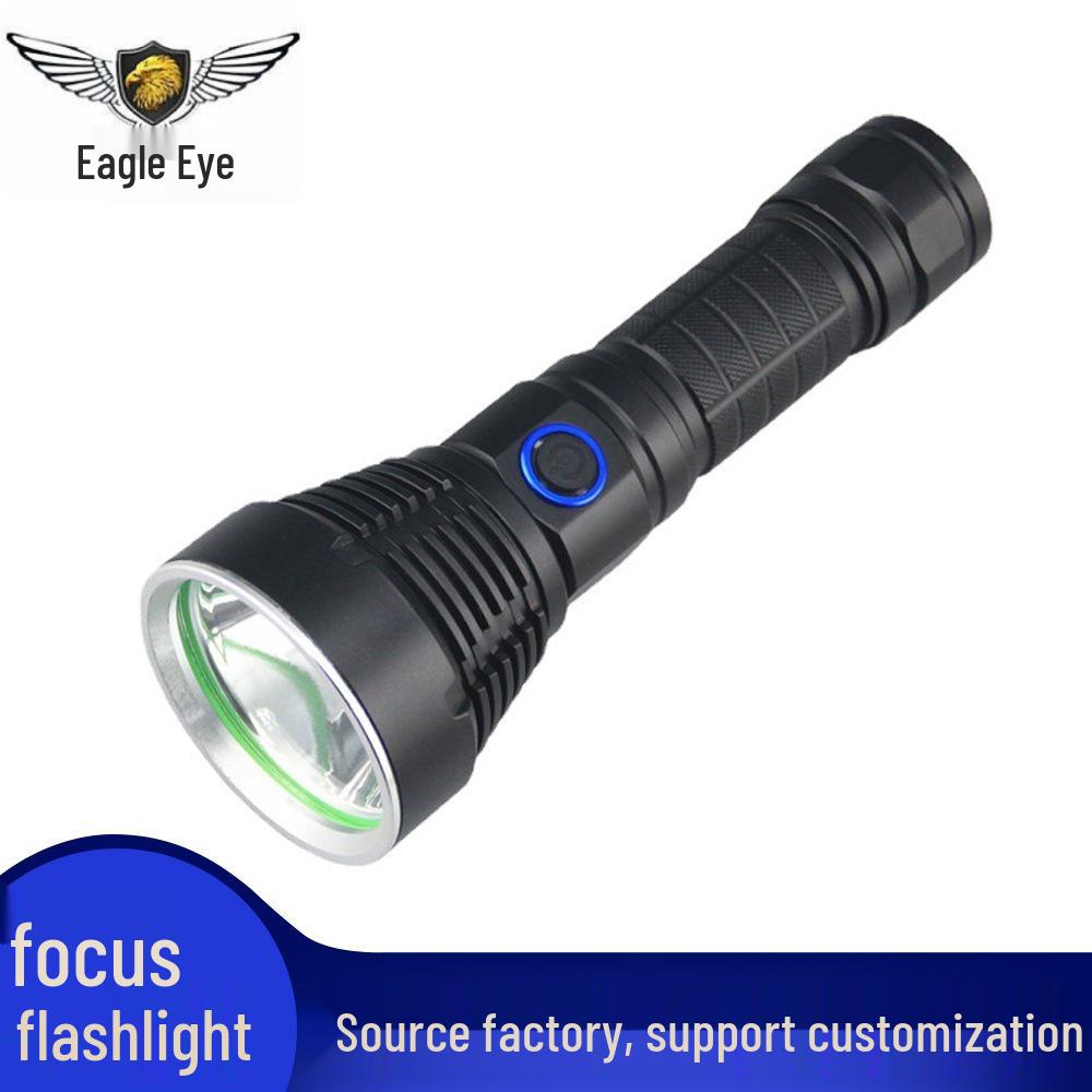 511 Cross-Border High-Brightness Long-Range Flashlight with Power Bank, Window Breaker, Power Display, and Fixed Focus