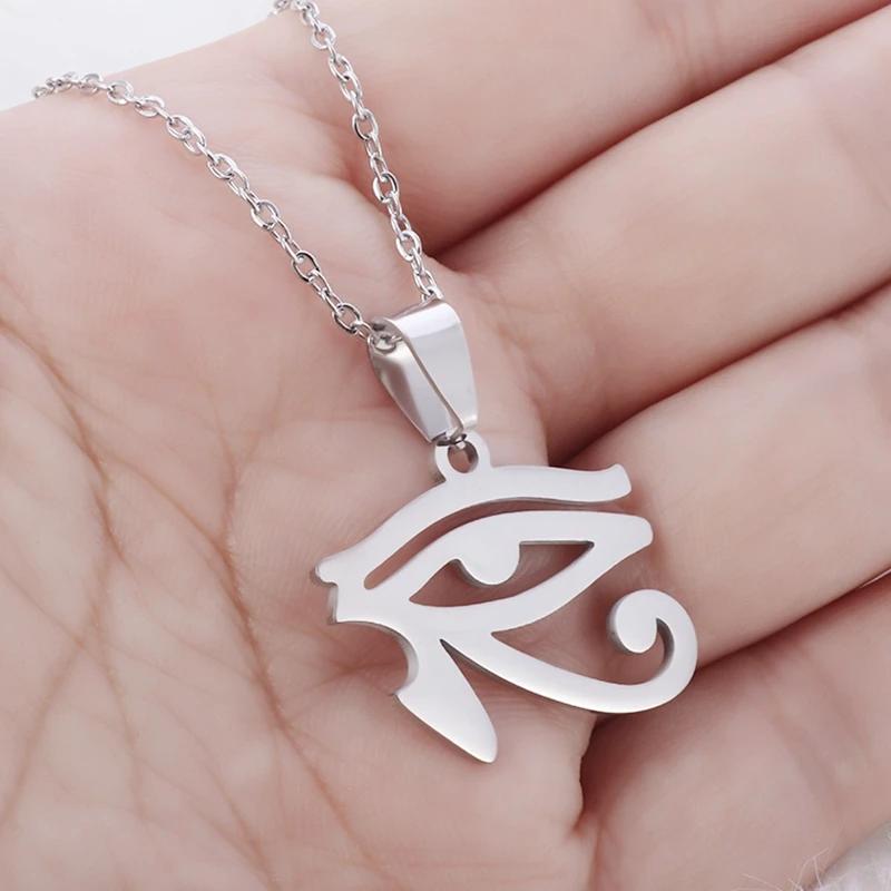 Catholic Jesus Cross Stainless Steel Pendant Necklace for Men Women Vintage Christian Prayer Jewelry