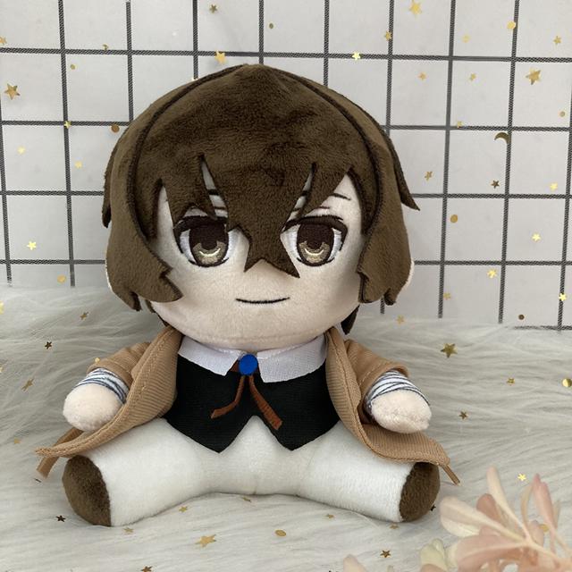 Аниме Bungou Stray Dogs, плюшевая игрушка Эдогава Рампо Накахара Дазай Осаму, плюшевая кукла, персонаж для косплея, милая мягкая подушка 20 см