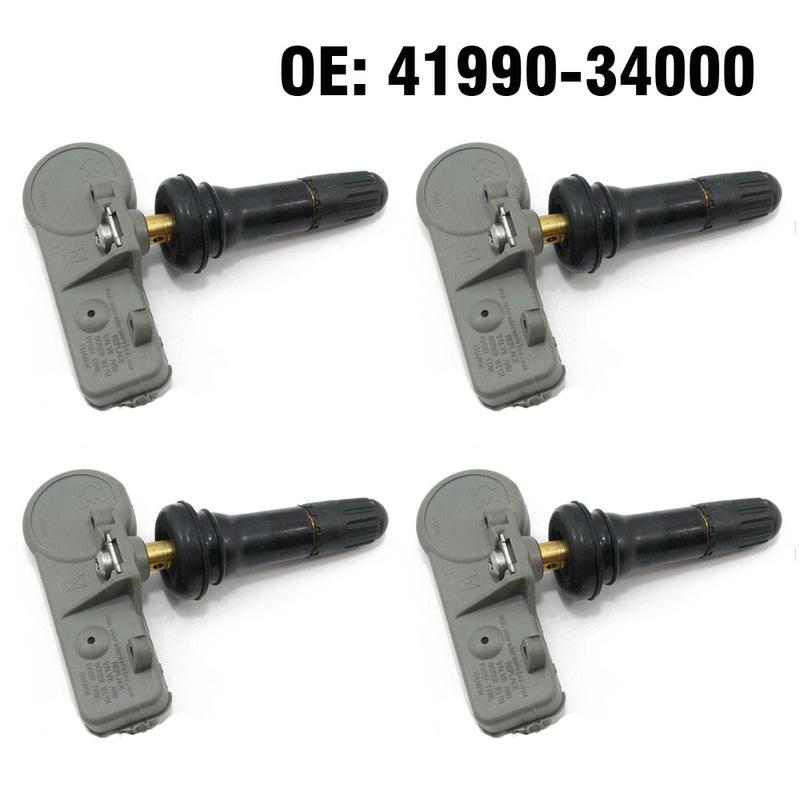 4 PCS Car Tire Pressure Monitor Sensor TPMS 433MHZ 41990-34000 for Ssangyong Actyon Korando Kyron Actyon Rodius