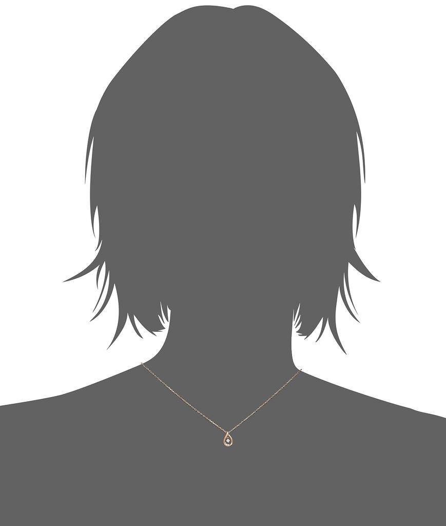 K18 Pink Gold Necklace [Yondo Sea] 4℃ 11173-112-3104-00-00 Women's