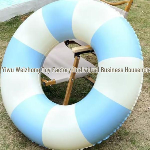 Датский ретро полосатый детский плавательный круг - Оливковый ПВХ надувной нарукавник