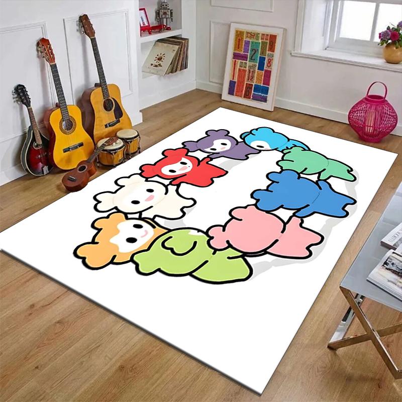 TWICE Polyester Carpet, Soft Indoor Mat for Office Chair, Living Room, Computer Desk - Decorative Home Office Rug Design