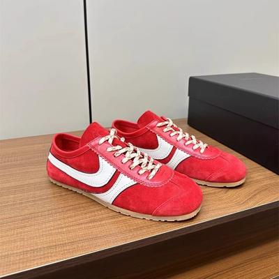 [Ziyan] Женские кроссовки новая цветовая гамма ретро повседневные и удобные на плоской подошве на шнуровке немецкие тренировочные кроссовки лето 2025