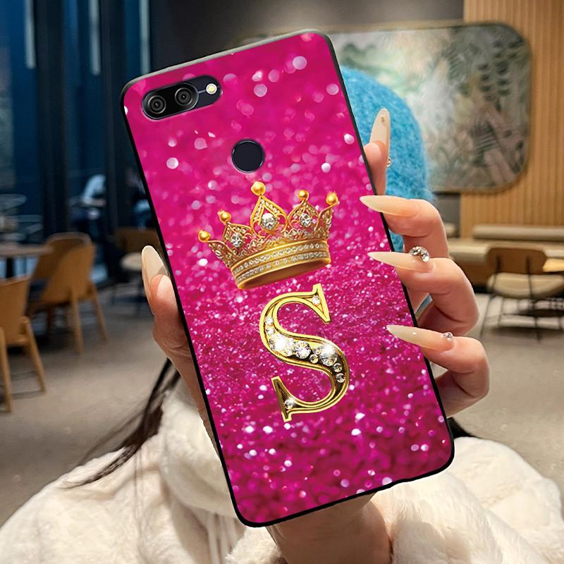 Newest Letter Crown Design Phone Casing For ASUS Zenfone Max Plus (M1) ZB570TL Black Case Bumper Silicone Shockproof Soft Cover