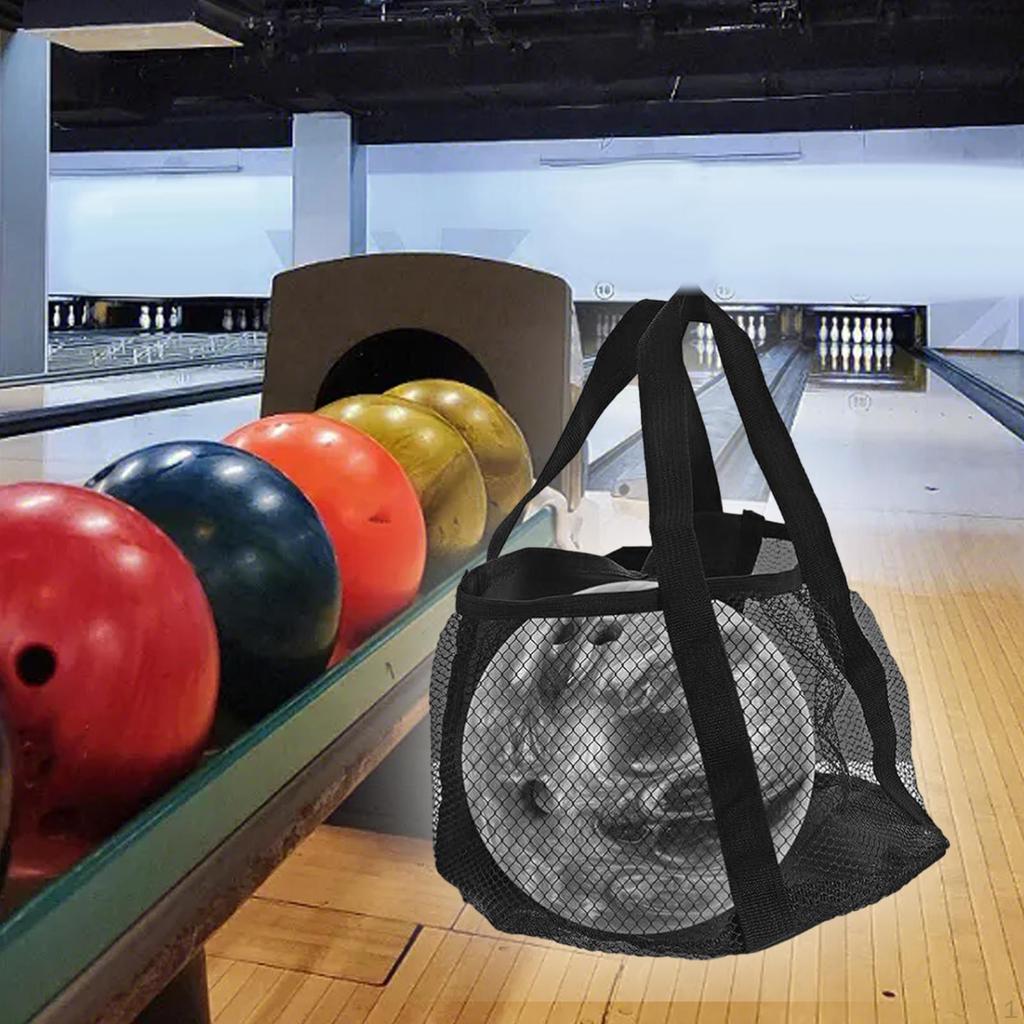 Bowling Bag for Single Ball, Portable Tote Container Case, Ball Holder Handbag