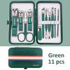 9-19pcs/set Nail Clippers Set Stainless Steel Nail Clippers Set Folding Bag Manicure Set Scissors Makeup Beauty Tools