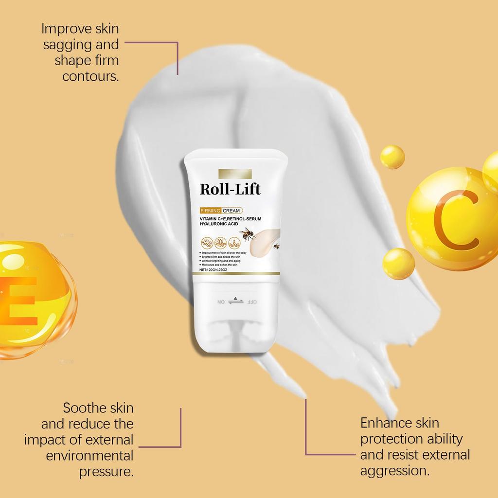 Роликовый крем для тела увлажняет и питает кожу по всему телу