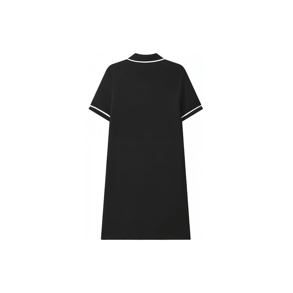 FILA Short Sleeved Dress Women's Jet Black (Unisex) Short-Sleeved Dresses F51W328301FBK