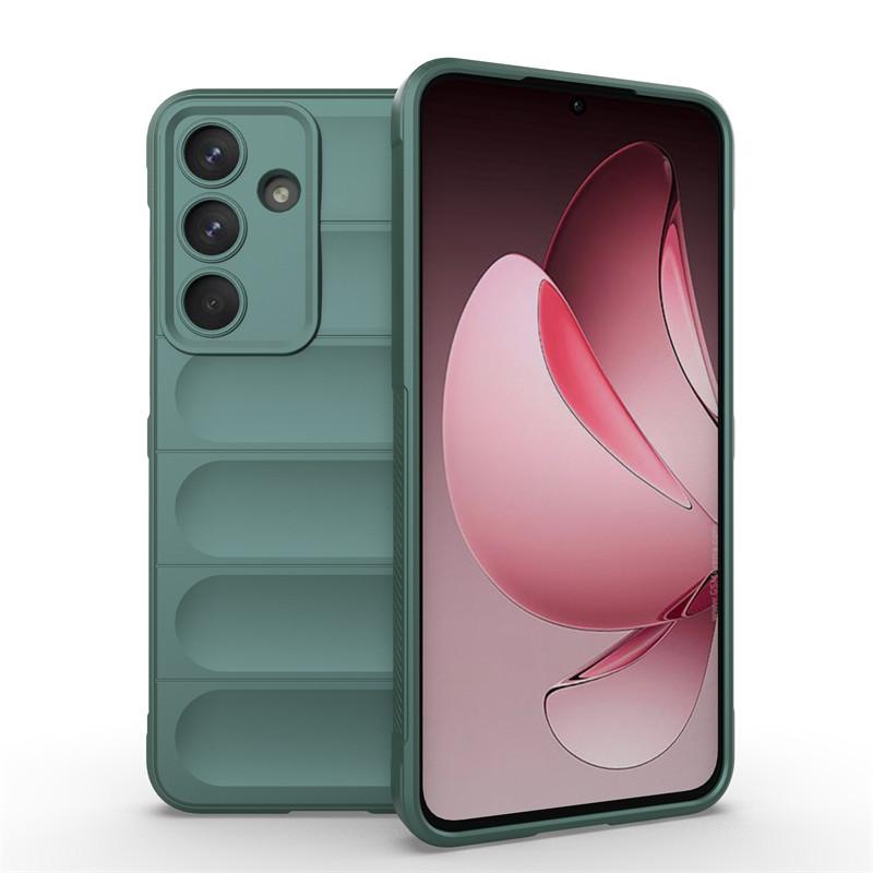 Чехол-бампер Samsung Galaxy S25 FE из мягкого силикона с текстурированным захватом