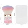Новая модная розовая щетка для ногтей с большой щетиной для пудры, портативная пудра для румян, усовершенствованный инструмент для макияжа