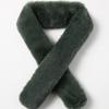 LALA Fur Scarf Petite Green
