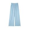 Quick-drying Striped Sweatpants Women's 2025 New Summer Thin Small Casual Narrow Ice Silk Wide-leg Straight Pants