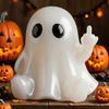 Naughty Ghost Decoration Halloween Ghost Figurine Resin Crafts with Sassy Poses Creepy Cute Tabletop Display Ornaments for Parties