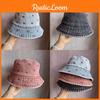Summer Fashion Cotton Bucket Hat With Wide Brim And Artistic Embroidery For Sun Protection