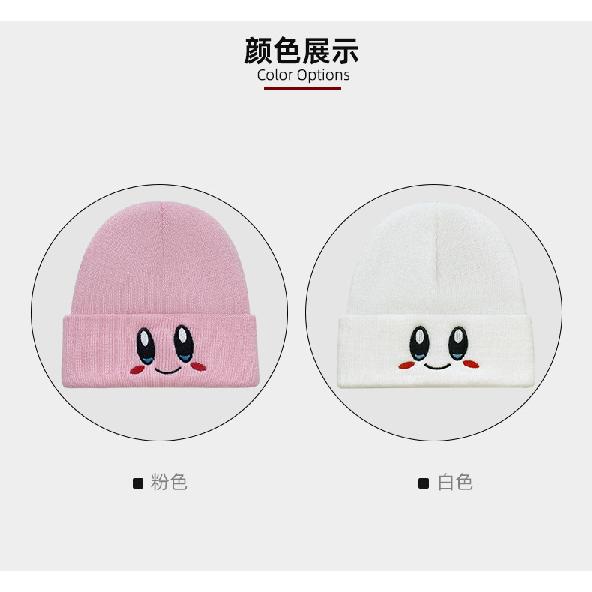 Cartoon Big-Eyed Knit Hat for Women, Winter Outdoor Cycling Cold-Proof Hat, Versatile Knit Hat for Big Heads, Maternity Hat