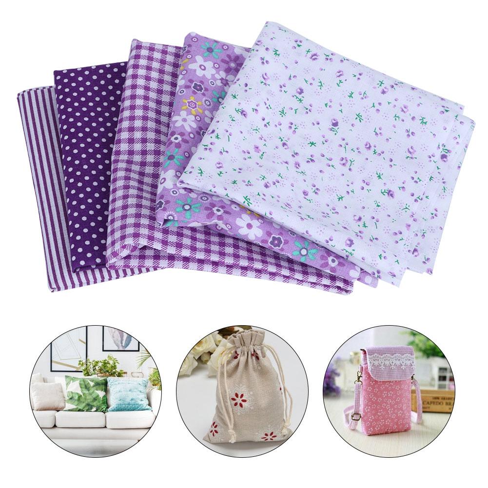 5 шт. 50 см x 50 см DIY Handcraft Хлопковая Ткань Набивная Ткань Лоскутное Искусство Шитье Рукоделие