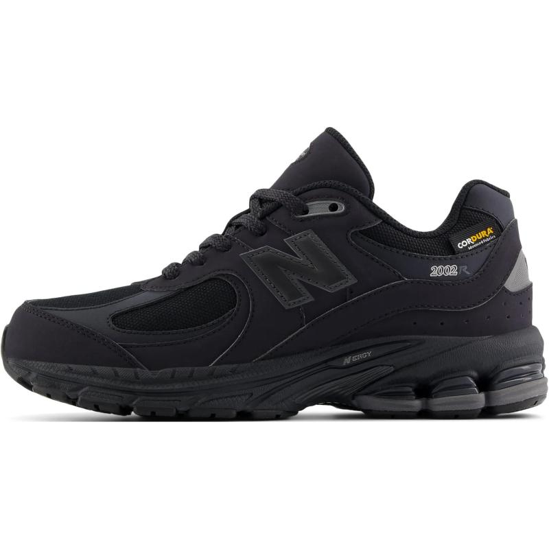 New Balance NB 2002 Износостойкие низкие детские кроссовки для повседневной носки черные подростковые кроссовки GC2002PJ