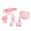 Kid'S Play House Toys Household Washing Kit Iron Laundry Tools For 1/6 Doll
