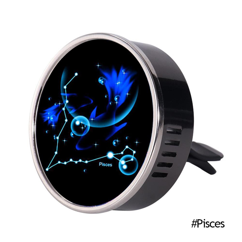 Автомобильный освежитель воздуха на выходе, 12 созвездий, тема, диффузор для духов, ароматерапевтический декор, зажимы, освежитель воздуха, подарок