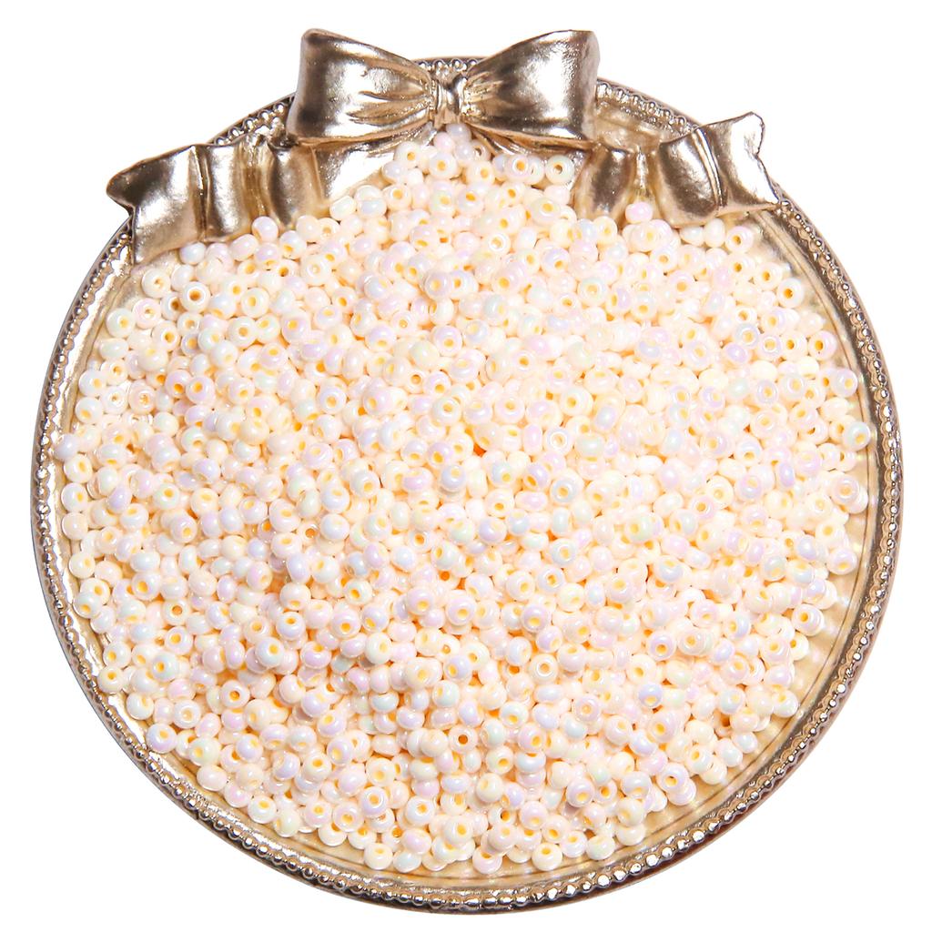 450G High Quality Glass Seed Beads Shiny Glazed Pearl Glass Beads For Earring Bracelet Necklace DIY Jewelry Craft Garment Accessoreis Making