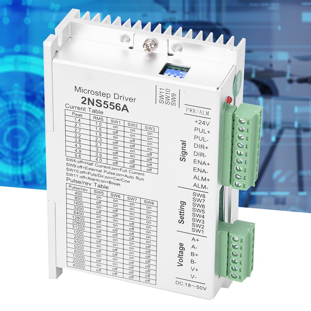 Драйвер шагового двигателя 2 фазы NEMA23 32 бита цифровая обработка сигнала 2NS556A