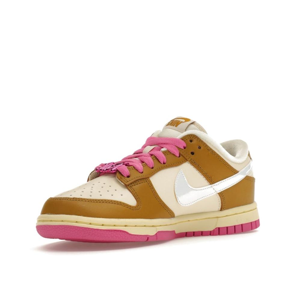 Nike Dunk Low SE Dance Pack - женские кроссовки Bronzine Pink Brown Playful-Pink Alabaster FD8683-700