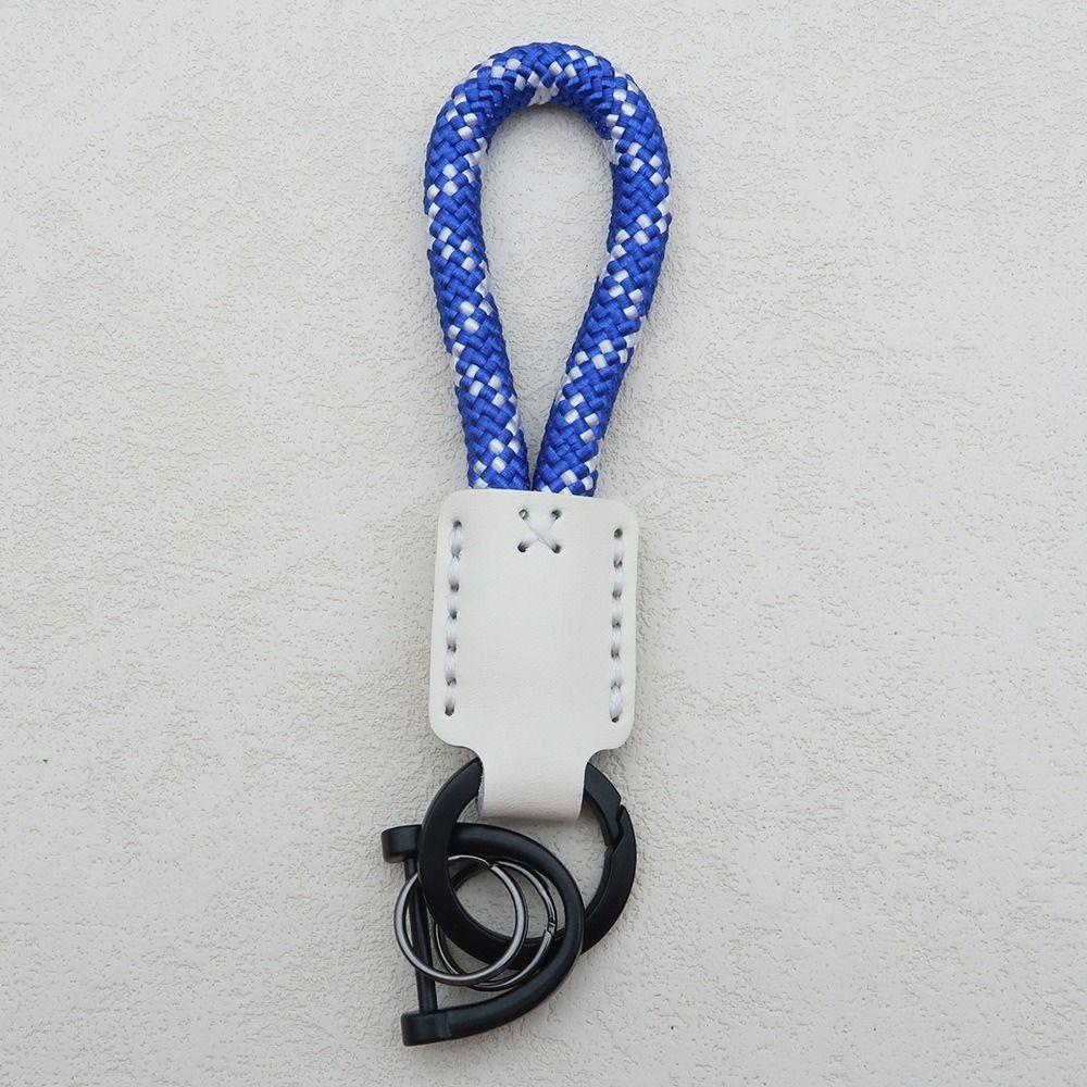 Creative DIY Leather Keychain Handmade Gift Bag Pendant Trendy Car Keychain