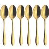 Nagao Tsubamesanjo Tea Spoon Gold Stainless Steel Made In Japan 5+1 13.5cm 18-0