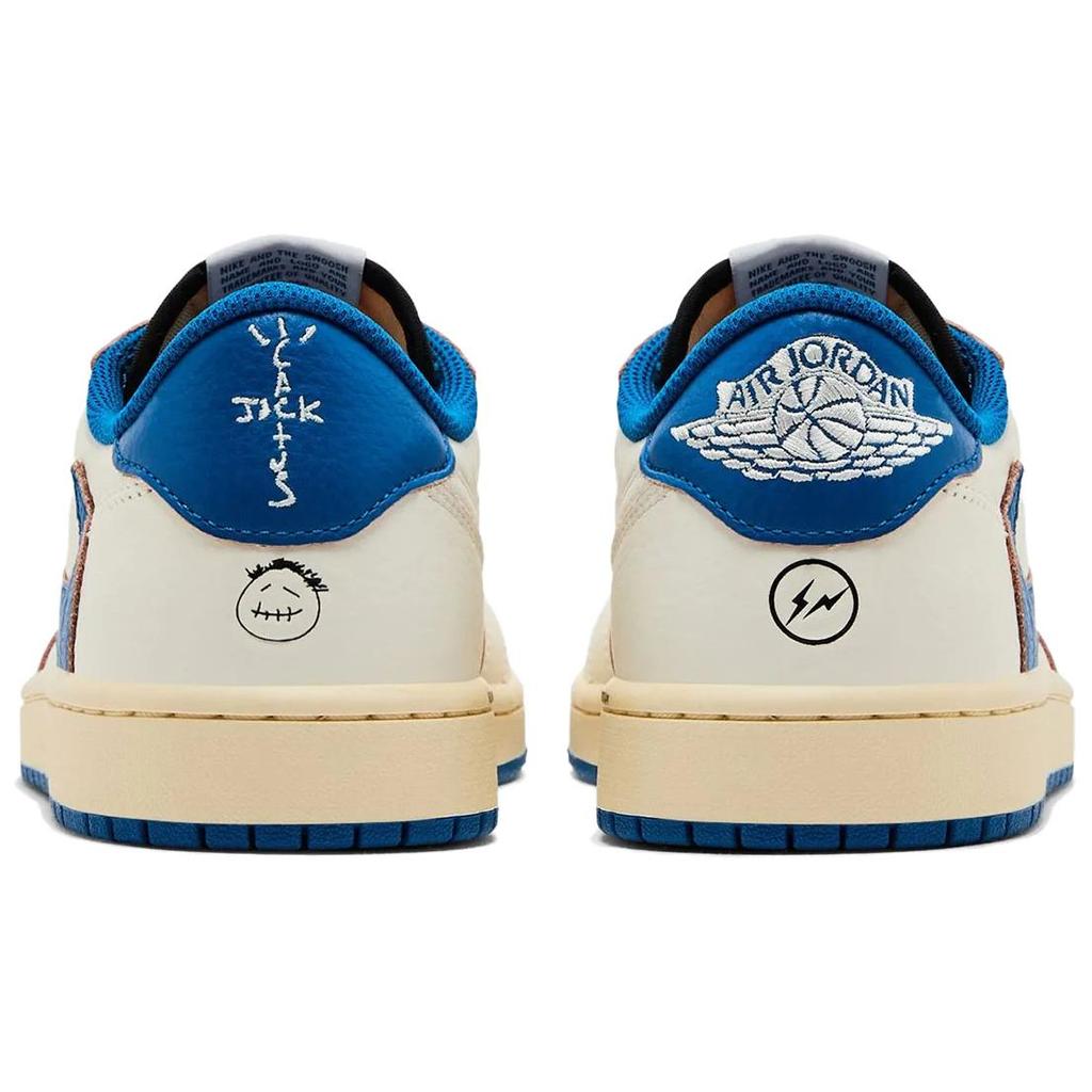 Jordan 1 Ретро Лоу Ог Сп Фрагмент Х Трэвис Скотт Сейл Военно-синий DM7866-104