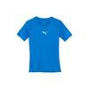 Puma Logo Print Casual Sports Crew Neck Short Sleeve T-Shirt Unisex Tops Royal-Blue 655918-02