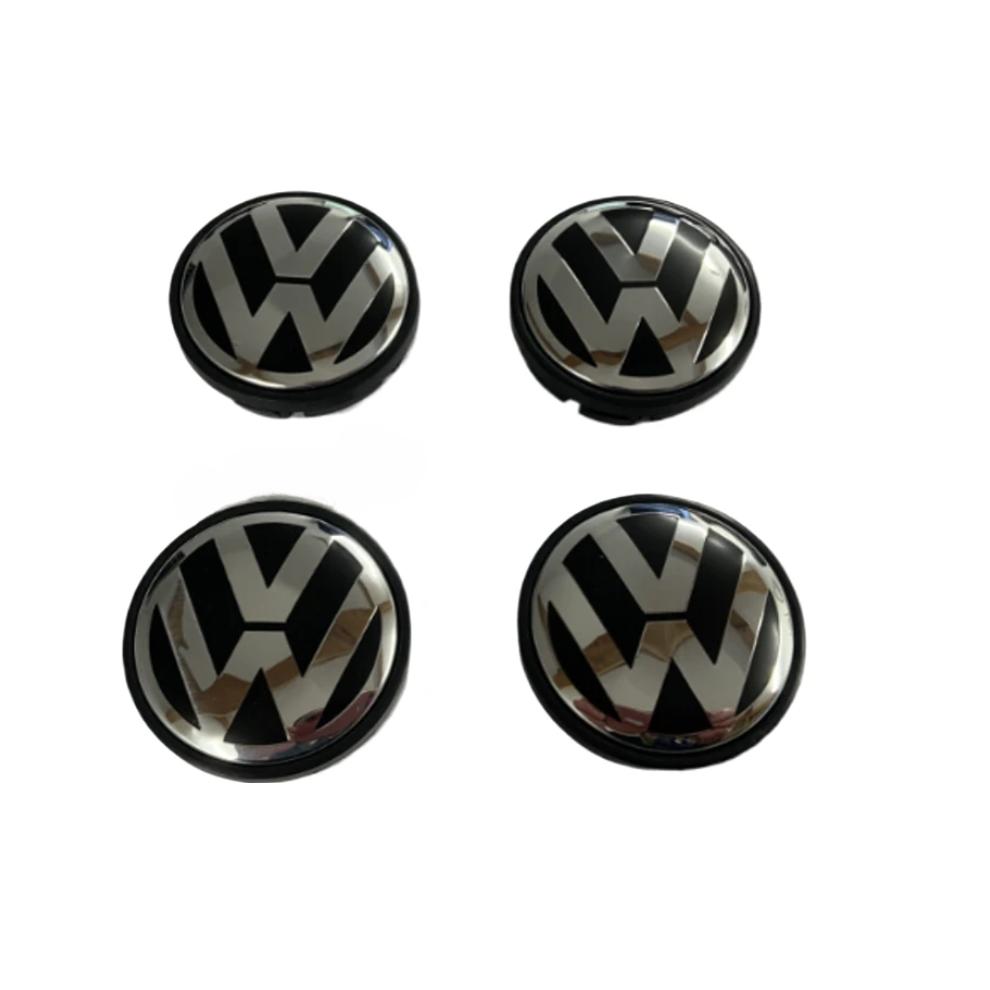 Volkswagen VW 55мм Колпачки центра колеса из сплава Комплект из 4 шт. Запасная часть