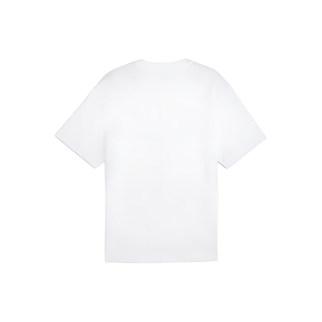 Puma Cartoon Print Casual Crew Neck Short Sleeve T-Shirt Men Tops White 625269-01