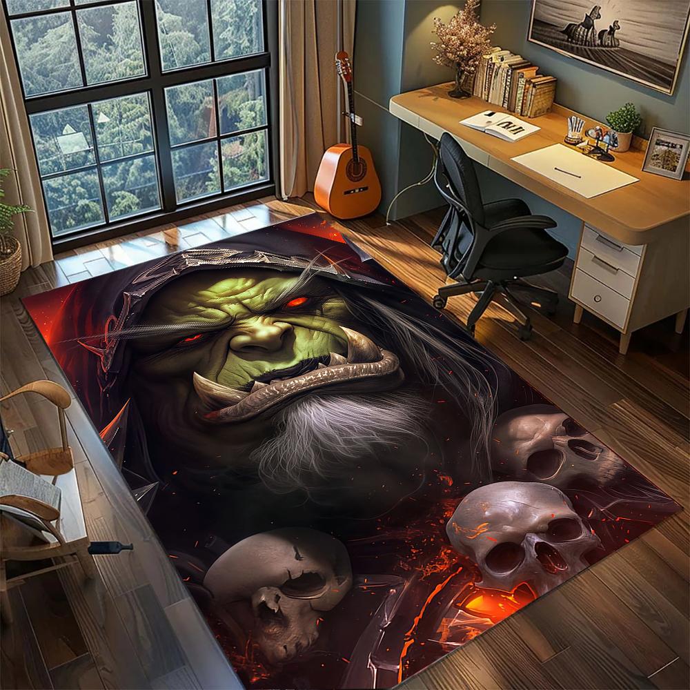 World of Warcraft WoW Коалиция Орда Фракция Ковер Ковер Ковер Большой Площади Нескользящий Моющийся Коврик для Пола Комната Геймера Спальня Домашний Декор