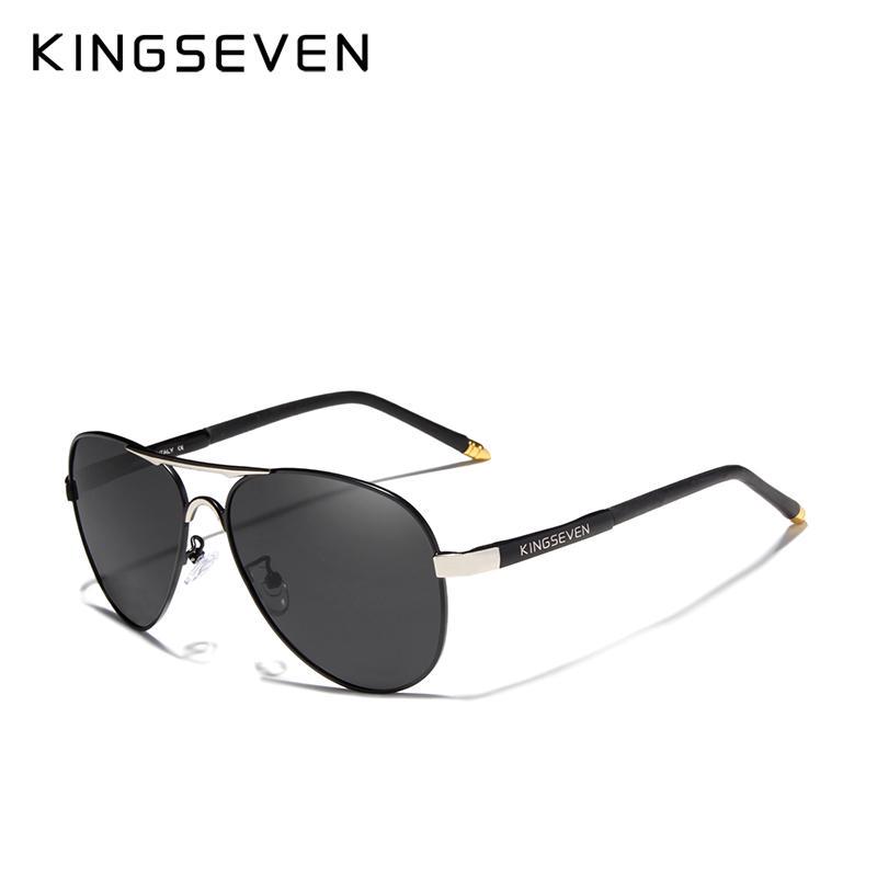 Kingseven Бренд 2019 мужские очки для вождения поляризованные солнцезащитные очки мужские и женские алюминиевые модные очки